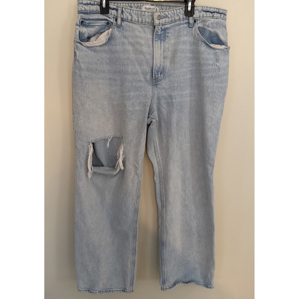 Abercrombie & Fitch Curve Love 90's Relaxed‎ High Rise Jeans Women's 16R Curve